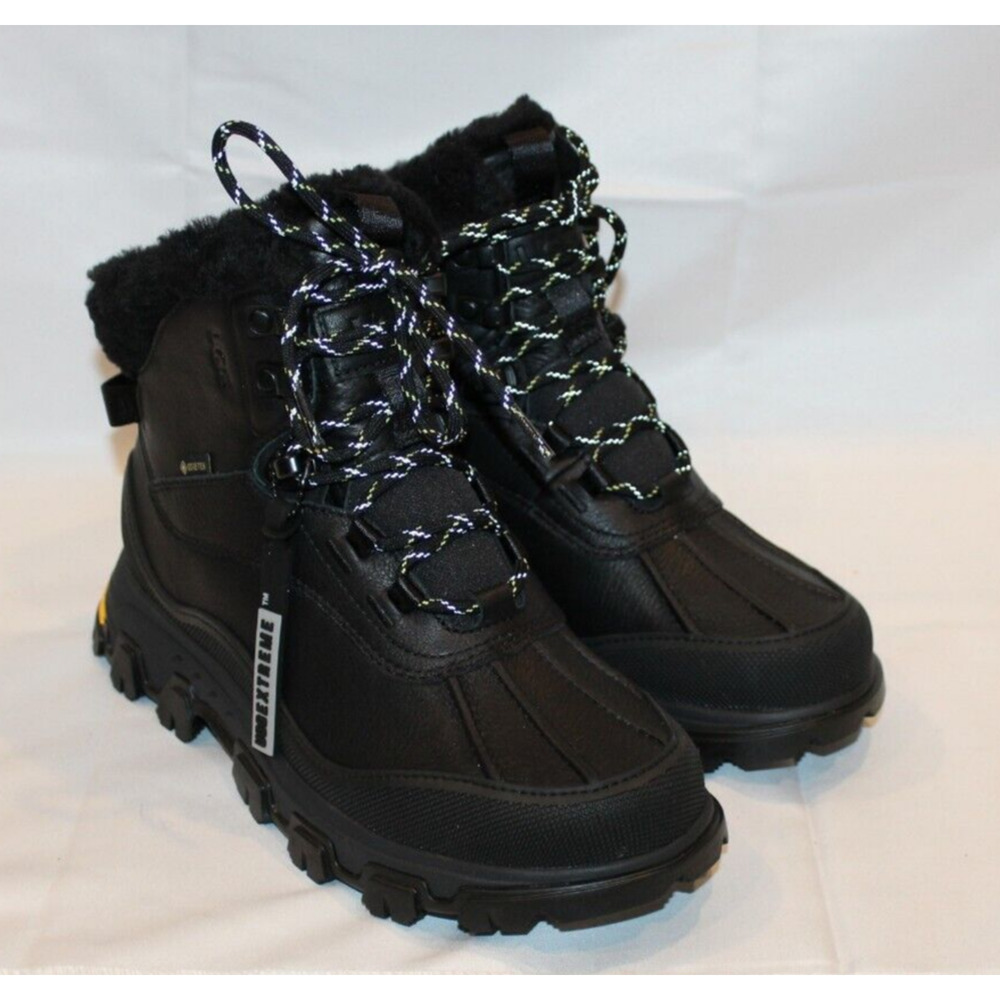 UGG Women's Adirondack Waterproof Insulated Meridian Hiker Boots Black Sz 7 NEW‎